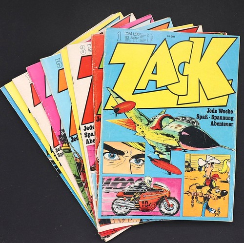 Zack comic magazin - zack, jahrgang