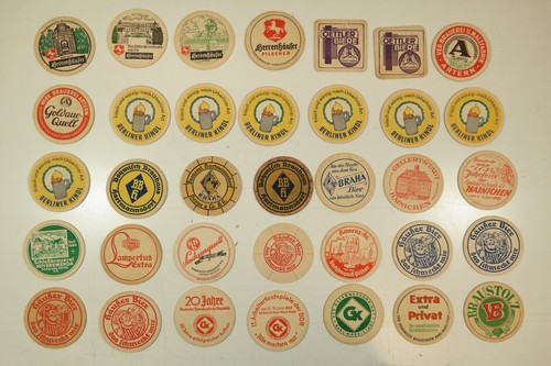 Konvolut alte bierdeckel - alte,