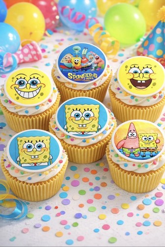 12er set spongebob essbar - spongebob,
