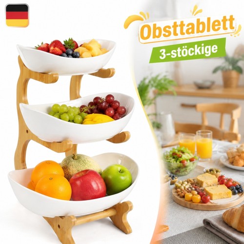 Obst etagere stöckig - obst, 3