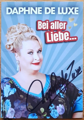 Daphne luxe orig autogramm - daphne,