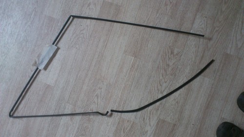 Tür kanten leiste schwarz - 1,