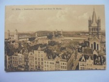Ansichtskarte Köln Dombrücke Altermarkt u. Gross St. Martin