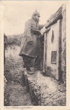 1.Weltkrieg - Im Schützengraben - Deutscher Soldat Pickelhaube - Feldpost 1915