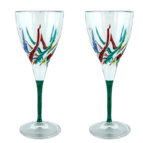 Ein paar von murano wein - paar,
