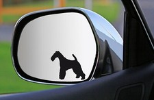 2x, 4x, 6x Silhouetten-AUFKLEBER FOXTERRIER (Drahthaar) sticker Autoaufkleber