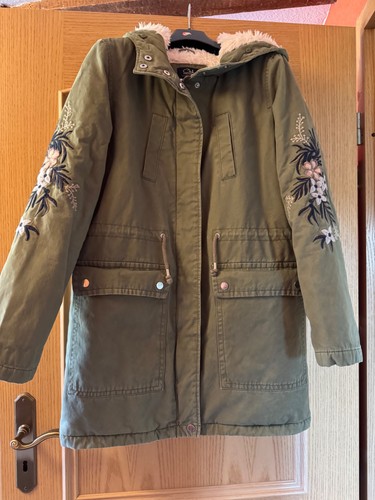 Parka jacke 36 - parka, bestickt