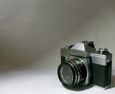 Praktica L von 1969 mit Domiplan 50mm Objektiv,  Kamera  getestet OK