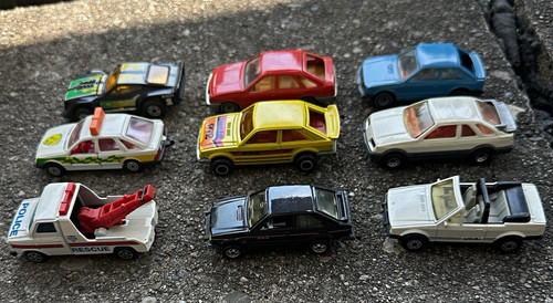 Vintage ford modellautos - 9x,
