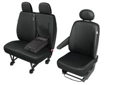 MERCEDES Sprinter Kunstleder Fahrersitz + Doppelbank mit Tisch Practical 