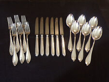 Robbe & Berking Modell NAVETTE Menübesteck 6 Personen 18 Teile Silber 90er TOP