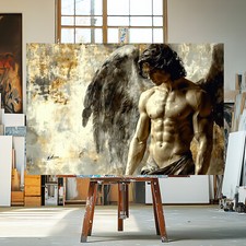 Leinwand bild xxl erotik man - leinwand,