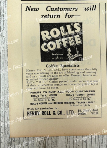 Roll coffee henry - r,