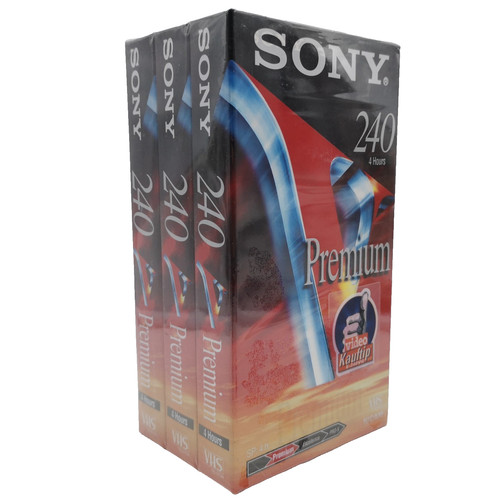 Sony 240 vhs kassette - 3x,