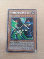 Yugioh Karte: Insektenkönigin (CT1-DE005) - Secret Rare, Limit. Auflage, Vintage