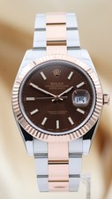 Rolex Datejust Automatik Herrenuhr Braun 41mm 126331 