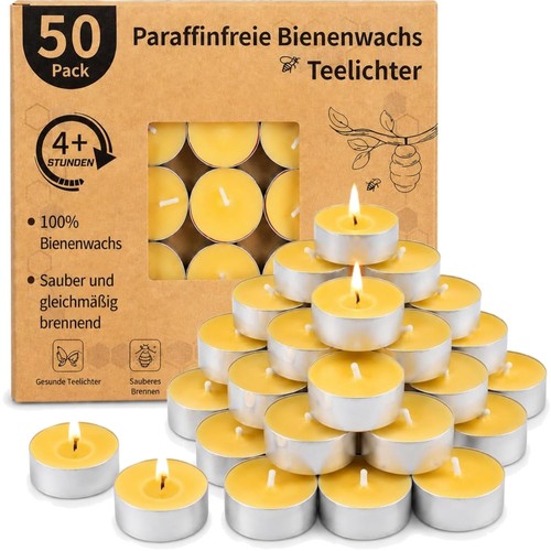 Bienenwachs teelichter - bienenwachs,