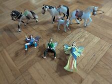 Schleich Bayala Konvolut - 3 Elfen und 3 Pferde