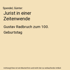 Jurist in einer Zeitenwende