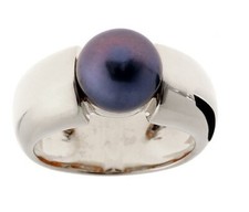 Perlen Ring Silber 925