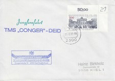 TMS CONGER-DEID Jungfernfahrt Lindenau Werft Kiel 11.3.1991