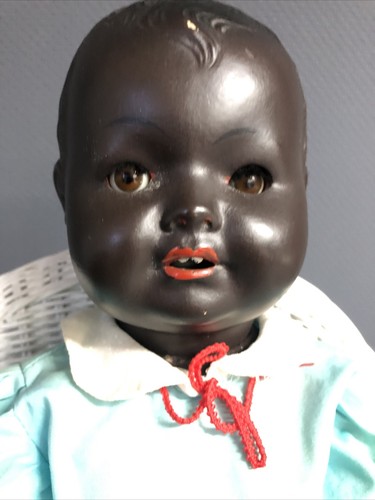 Antike schwarze massepuppe sp - schwarze,