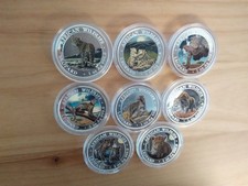 8 x 1 Unze Silber Somalia