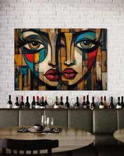 Abstrakt Leinwand Bild Pablo