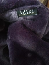 Kunstpelzmantel violett lila -