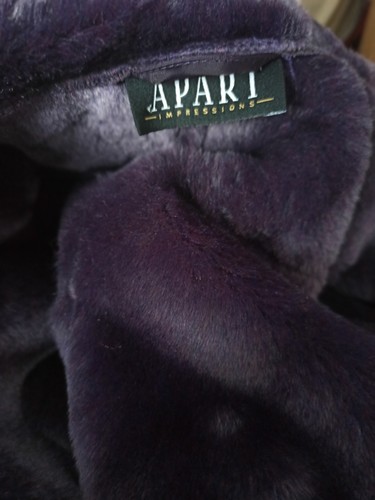 Kunstpelzmantel violett lila - ,