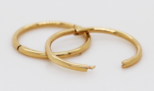 Creolen 14mm gelbgold 585 - 14mm,