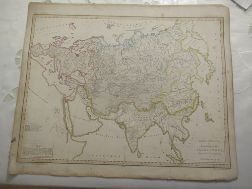 1841 berghaus map asien - berghaus,
