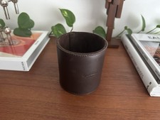 Gusti Leder Stifteköcher Ulli Stiftebecher Stiftehalter braun Stiftebox