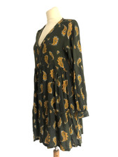 Damen kleid tunika grün - damen,