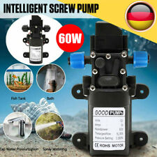 12V Wasserpumpe Selbstansaugende Pumpe 60W Hochdruckpumpe Membranpumpe für Yacht