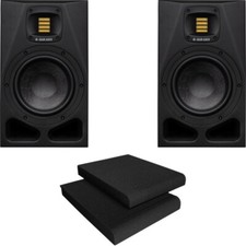 ADAM Audio A7V Paar Studiomonitore + Isolation Pad Set | NEU