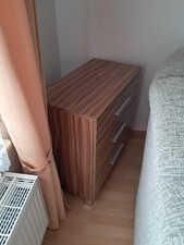  Kommode mit 3 Schubfächern holzfarben