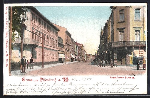 Ansichtskarte offenbach - ansichtskarte, /
