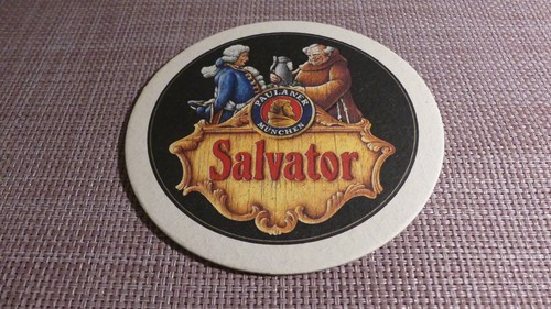 Bierdeckel salvator paulaner - "salvator",