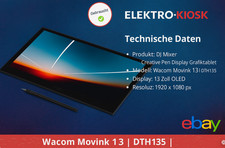 🖊️ Wacom Movink 13 | DTH135 | Creative Pen Display Grafiktablet Graphic Monitör