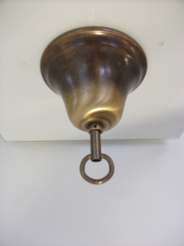 Lampenbaldachin altmessing - altmessing, "