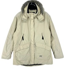 Vintage HELLY HANSEN Herren Fellkapuze Parka Jacke Mantel Größe L