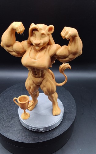 Bodybuilder figur löwin bei - figur,