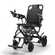 Faltbarer Elektro Rollstuhl 150 kg Traglast - 10 Ah Lithium - Leicht Rollstühle