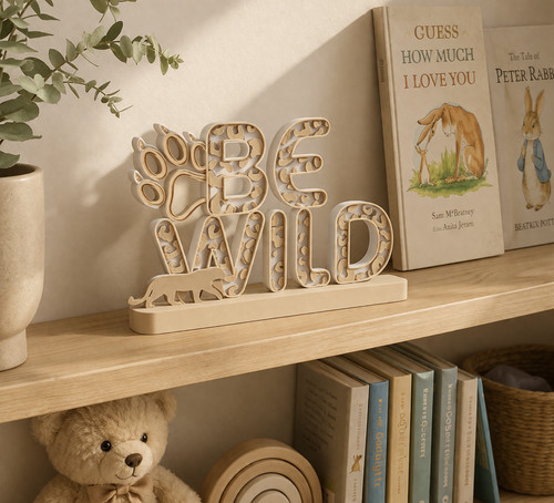 Wild kinderzimmer schild - wild,