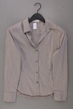 ⭐ Nadine H Langarmbluse Slim Bluse für Damen Gr. 36, S gestreift braun ⭐