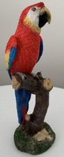 Vintage Dekofigur Deko Papagei
