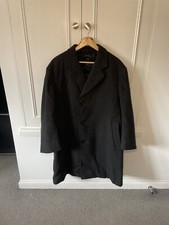 Crombie Mantel Arthur Oates Over Coat Grau Robust 46 R Vintage