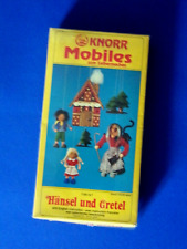 Knorr Mobile Bastelpackung Basteln ovp Märchen Hänsel und Gretel 60er Jahre