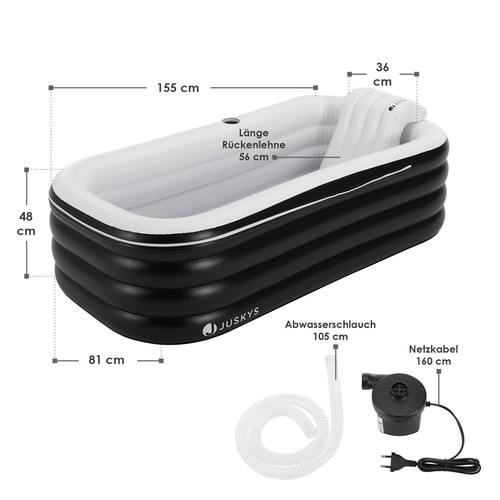 Aufblasbare badewanne wanne - badewanne,